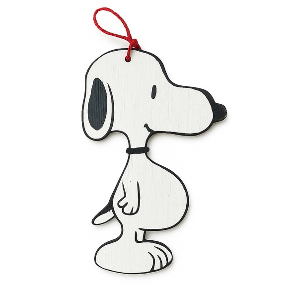 Wooden Snoopy Ornament - Picture 1 of 4